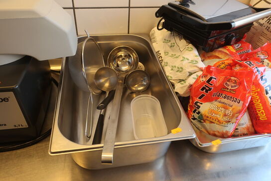 Gastrobakker m.v., opvaskebakker medfølger ikke