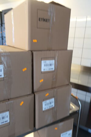 Poser til take-away m.v. 