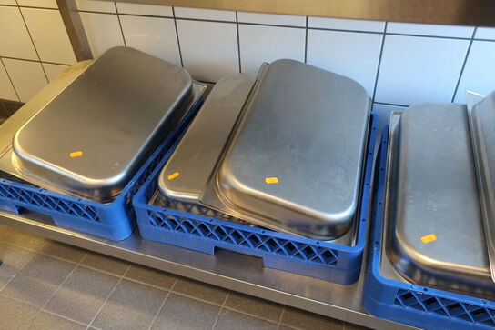 Gastrobakker, opvaskebakker medfølger ikke