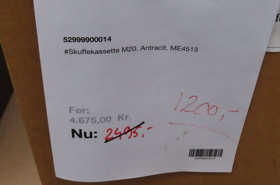 Skuffekassette uden nøgle MUNCH M20