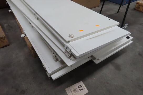 Elementer til reolsystem