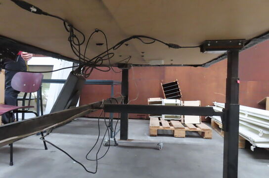 Pakkebord med hæve-/sænk