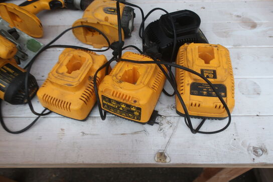 Boremaskiner, vinklesliber, rundsav mv.  DEWALT Model: DW904, DW980, DC988, DW936, DW919