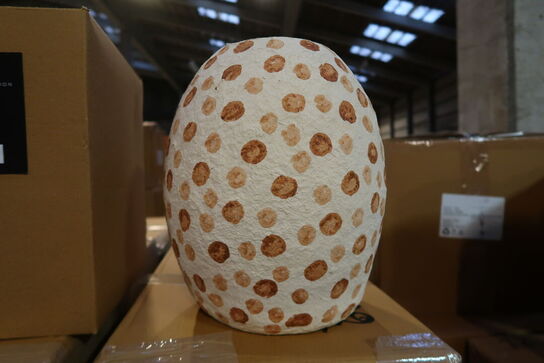 44 stk. Dekorationsvase Taia D23,5 H28,5 cm Creme/Grå Papmache