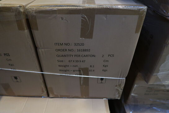 18 stk. Væghylde Nord 60 x 40 x 13 cm Polyresin