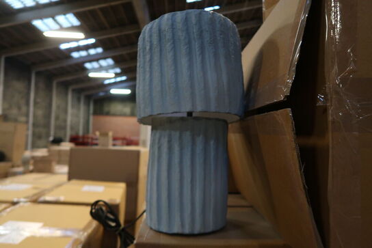 19 stk. Lampe Styles 25 x 44 cm Blå Papmache