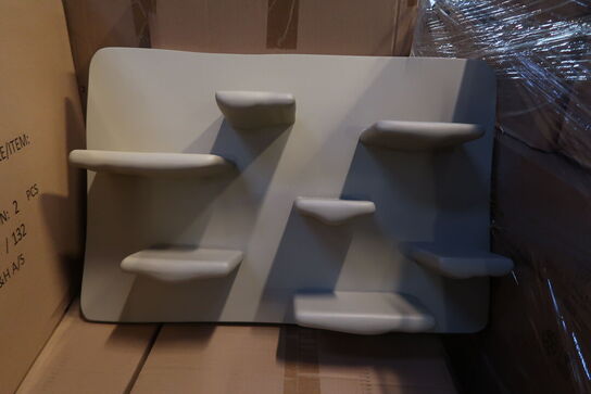 18 stk. Væghylde Nord 60 x 40 x 13 cm Polyresin