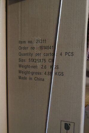 42 stk. Dekorationsvase Styles 18 x 35 cm Mørk Rosa Papir