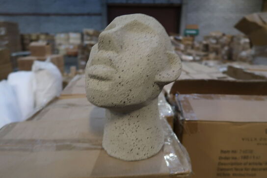 116 stk. Figur Hoved Talvik Cement Lys olivengrøn H23