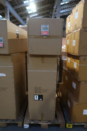 3 stk. Gulvlampe Werna D50 x 130 cm Sort Rattan