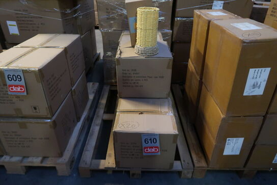 20 stk. Vase Styles 17 x 28 cm Lysegul Papir