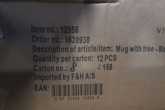 300 stk. Krus Hela 0,5 liter Amber Stentøj