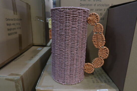 44 stk. Dekorationsvase Styles 18 x 35 cm Mørk Rosa Papir