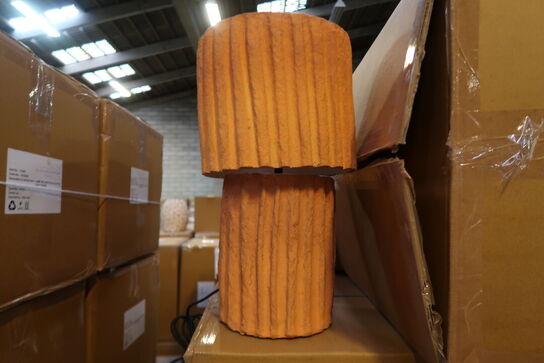 20 stk. Lampe Styles 25 x 44 cm Amber Papmache