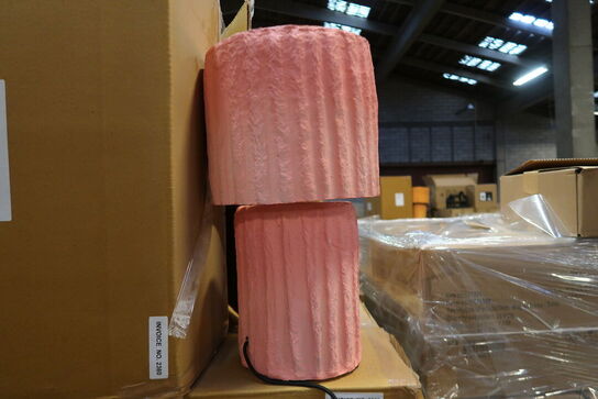 20 stk. Lampe Styles 25 x 44 cm Rosa Papmache
