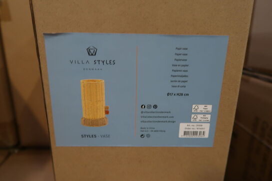 92 stk. Vase Styles 17 x 28 cm Lysegul Papir