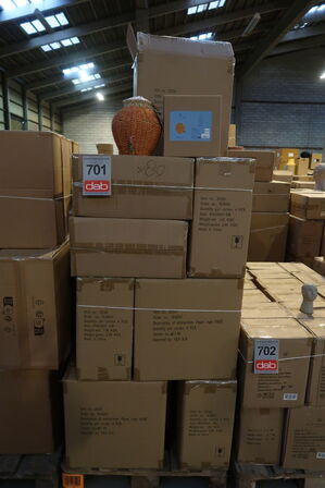 80 stk. Vase Styles 21 x 21 cm Amber Papir