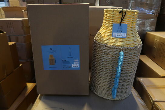 21 stk. Dekorationsvase Styles 22,5 x 38 cm Gul Papir