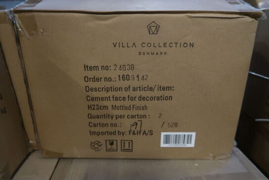 116 stk. Figur Hoved Talvik Cement Lys olivengrøn H23