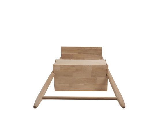 11 stk. Vægreol Ebern 47x170 cm White washed Massiv eg