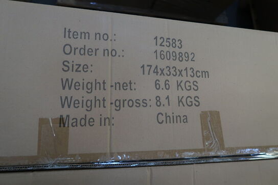 11 stk. Vægreol Ebern 47x170 cm White washed Massiv eg