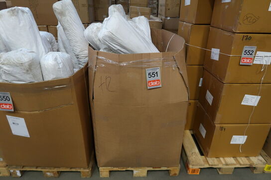 12 stk. Tæppe Laerk 200x300cm Grå/Offwhite