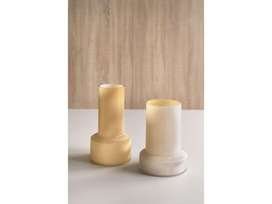 15 stk. Vase Hvils D19 x 34 cm Honey Glas