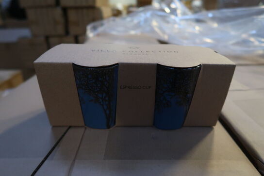 432 pk. Espressokop Hela 0,1 liter 4 stk. Mørkeblå Stentøj