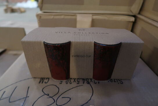 486 pk. Espressokop Hela 0,1 liter 4 stk. Amber Stentøj