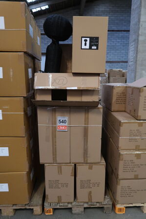 22 stk. Bordlampe Werna D30 x 53,5 cm Sort Rattan