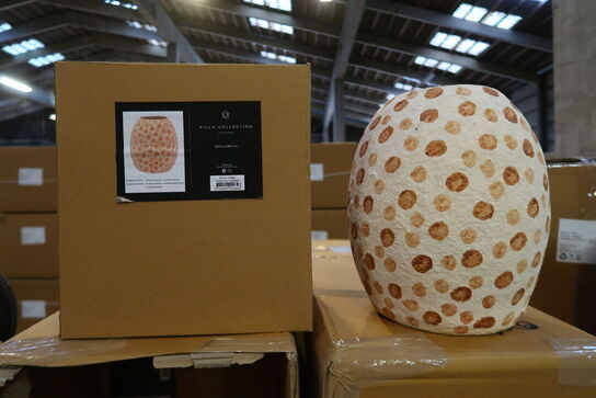 40 stk. Dekorationsvase Tana D23,5 H28,5 cm Creme/Nougat Papmache