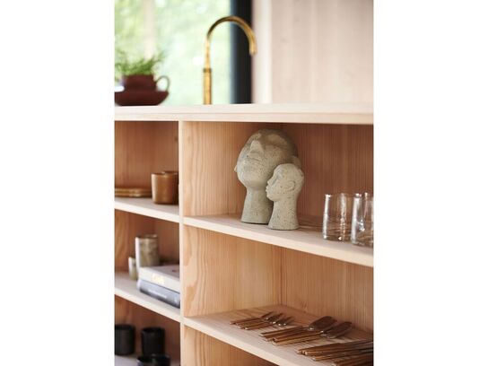 82 stk. Figur Hoved Talvik Cement Grå H30