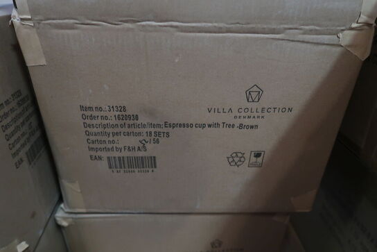 72 pk. Espressokop Hela 0,1 liter 4 stk. Brun Stentøj