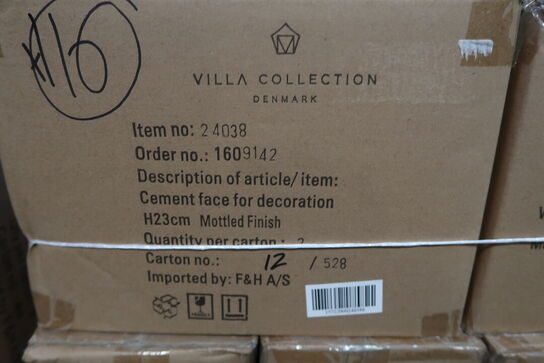 116 stk. Figur Hoved Talvik Cement Lys olivengrøn H23