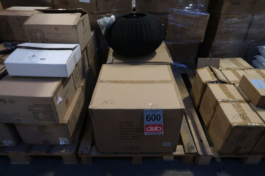 2 stk. Pendel Werna 50x30cm Sort Naturrattan