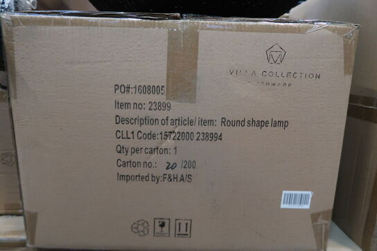 11 stk. Pendel Werna 50x30cm Sort Naturrattan