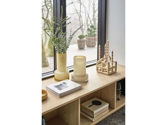 15 stk. Vase Hvils D19 x 34 cm Honey Glas