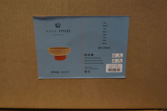 32 stk. Kurv Styles 37 x 18 cm Rød Papir