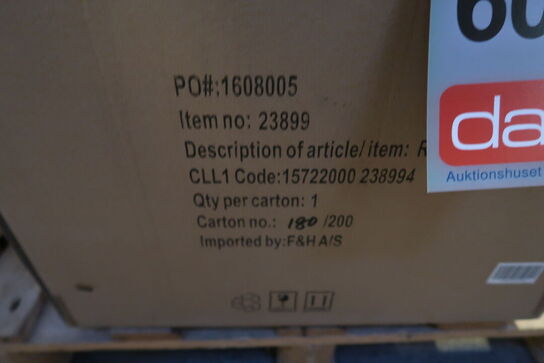 2 stk. Pendel Werna 50x30cm Sort Naturrattan