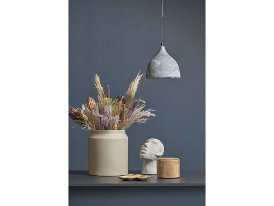 48 stk. Figur Hoved Talvik Cement Grå H23