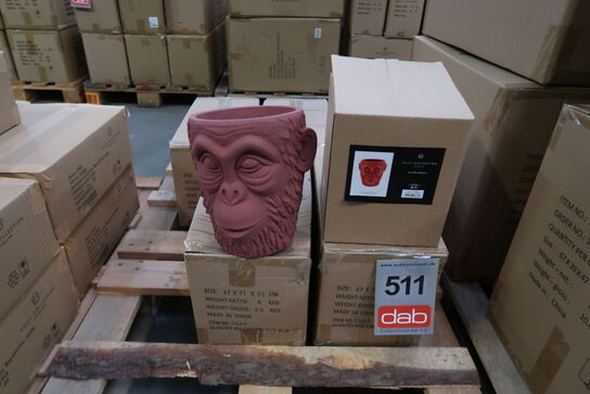 10 stk. Skjuler Calbe Gorilla D22x22 Rødbrun Cement