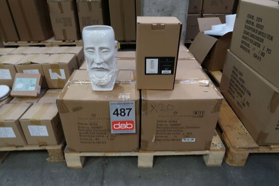 20 stk. Vase Calvi H26 cm Hvid Stentøj