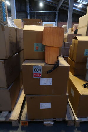 11 stk. Lampe Styles 25 x 44 cm Amber Papmache