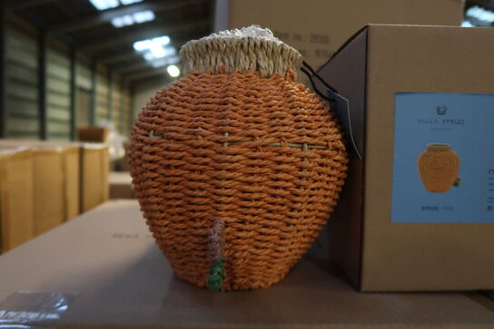 88 stk. Vase Styles 21 x 21 cm Amber Papir