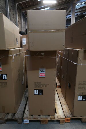 3 stk. Gulvlampe Werna D50 x 130 cm Sort Rattan