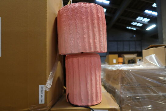 20 stk. Lampe Styles 25 x 44 cm Rosa Papmache