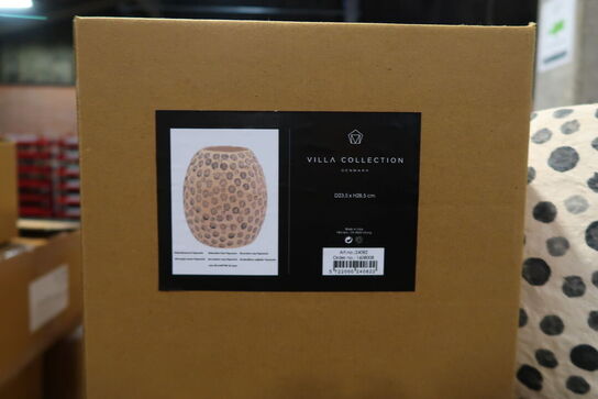 36 stk. Dekorationsvase Taia D23,5 H28,5 cm Creme/Grå Papmache