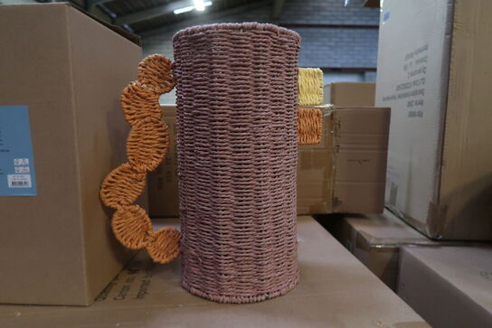 44 stk. Dekorationsvase Styles 18 x 35 cm Mørk Rosa Papir