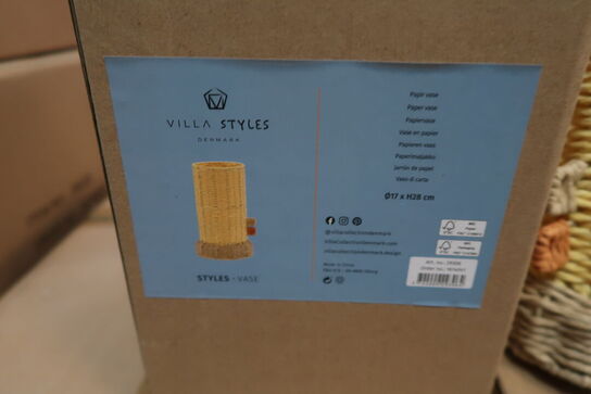 24 stk. Vase Styles 17 x 28 cm Lysegul Papir