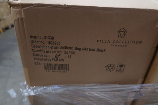 864 stk. Krus Hela 0,35 liter Sort Stentøj